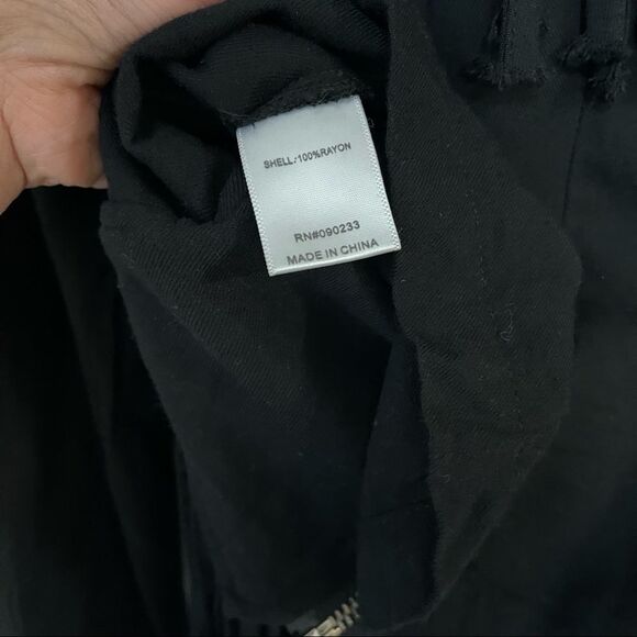 L.A hearts black rayon fringe trim jacket - Picture 5 of 7